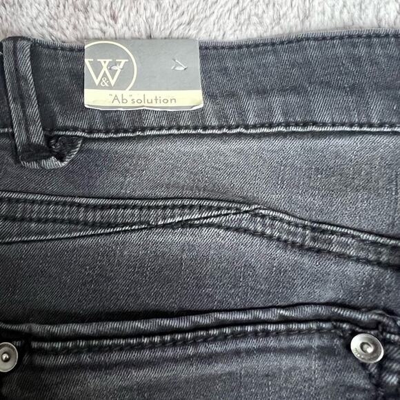 NWT Wit & Wisdom Faded Black Absolution Shorts Size 2 - Picture 7 of 10